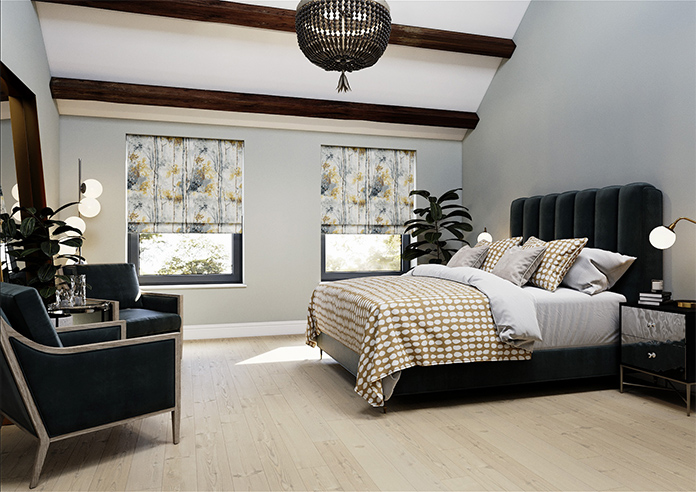 Silver Birch, Shadow - Roman Blind - Image 7